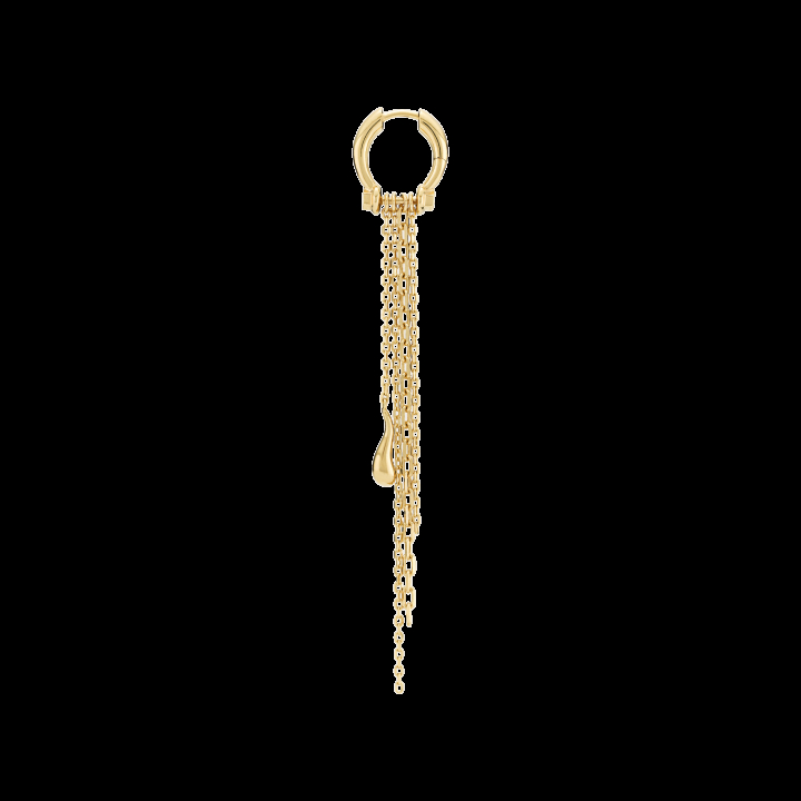 Rain Earring Goldplated Silver (One) in de groep Oorbellen / Gouden oorbellen bij SCANDINAVIAN JEWELRY DESIGN (100943YG)