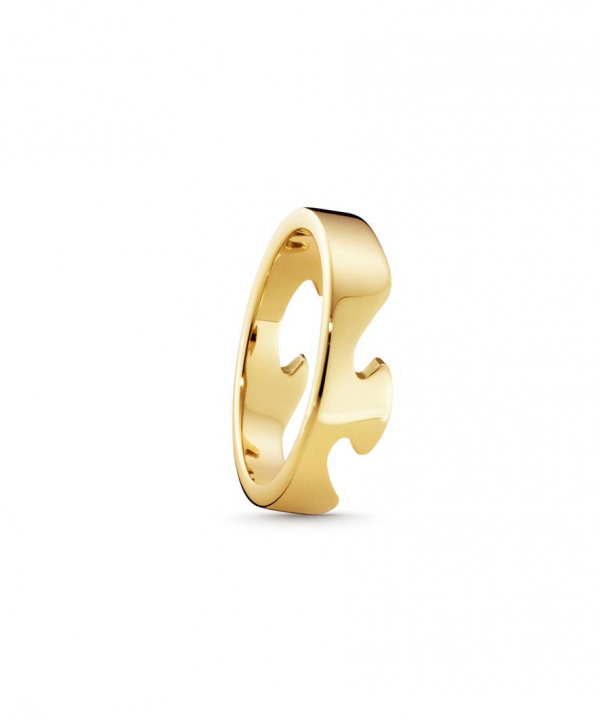 FUSION END Ring goud in de groep Ringen / Verlovings- & trouwringen bij SCANDINAVIAN JEWELRY DESIGN (20000291)