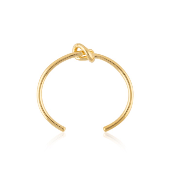 Knot Cuff Armbanden (goud) in de groep Armbanden / Bangles bij SCANDINAVIAN JEWELRY DESIGN (B1311GPS0-OS)