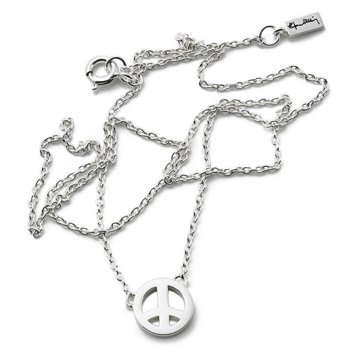 Product Image for Efva Attling Mini Peace Kettingen Zilver 42-45 cm