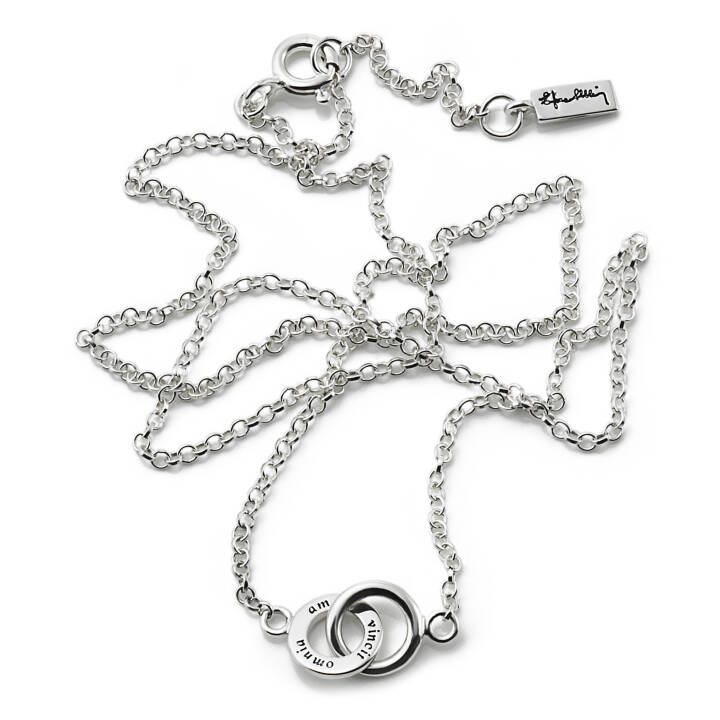 Product Image for Efva Attling Mini Twosome Kettingen Zilver 42-45 cm