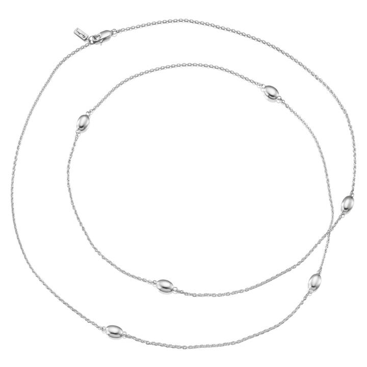 Love Bead Long - Zilver Kettingen Zilver 85 cm in de groep Kettingen / Zilveren kettingen bij SCANDINAVIAN JEWELRY DESIGN (10-100-01207-0000)
