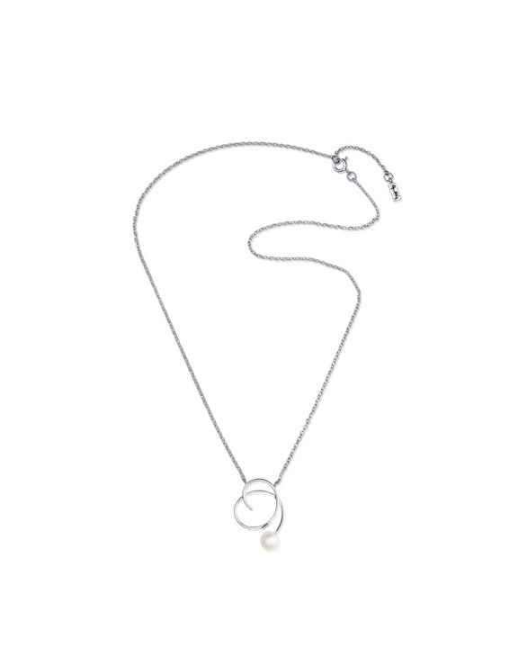 Little Curly Pearly Kettingen Zilver 42-45 cm in de groep Kettingen / Zilveren kettingen bij SCANDINAVIAN JEWELRY DESIGN (10-100-02096-4245)