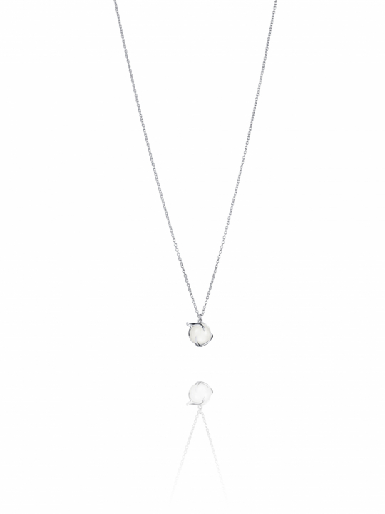 Frö Necklace Silver in de groep Kettingen / Zilveren kettingen bij SCANDINAVIAN JEWELRY DESIGN (10-100-02341-4045)