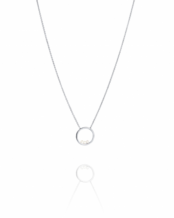 Roller coaster Necklace Silver in de groep Kettingen / Zilveren kettingen bij SCANDINAVIAN JEWELRY DESIGN (10-100-02378-4045)