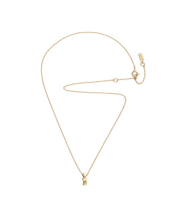 Dice necklace gold in de groep Efva Attling Back Week / Efva Attling Black Week - 20% bij SCANDINAVIAN JEWELRY DESIGN (10-101-02213-4045)