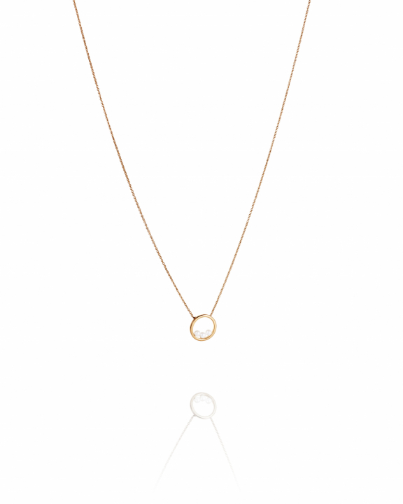 Little roller coaster Necklace Gold in de groep Kettingen / Gouden kettingen bij SCANDINAVIAN JEWELRY DESIGN (10-101-02376-4045)