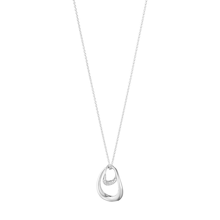 OFFSPRING Hanger Zilver Diamant PAVE 0.08 CT in de groep Kettingen / Diamanten kettingen bij SCANDINAVIAN JEWELRY DESIGN (10015848)
