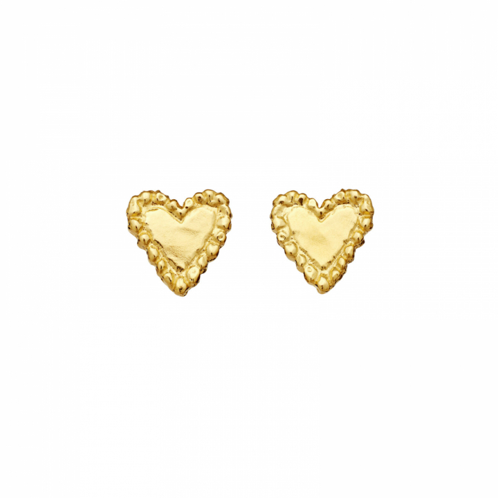 Julie Earrings Gold in de groep Oorbellen / Gouden oorbellen bij SCANDINAVIAN JEWELRY DESIGN (10051A)