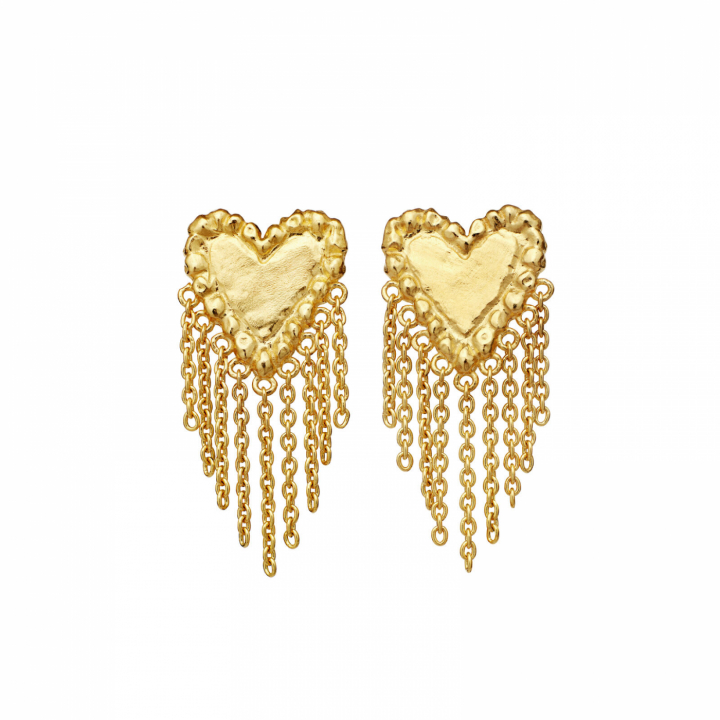 Giulietta Örhängen Gold in de groep Oorbellen / Gouden oorbellen bij SCANDINAVIAN JEWELRY DESIGN (10052A)