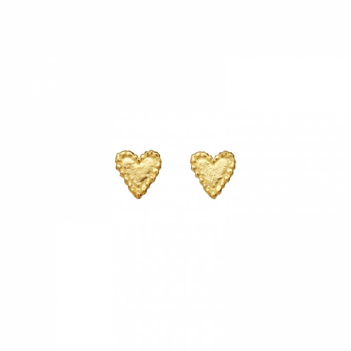 Rouge Earrings Gold in de groep Oorbellen / Gouden oorbellen bij SCANDINAVIAN JEWELRY DESIGN (10059A)