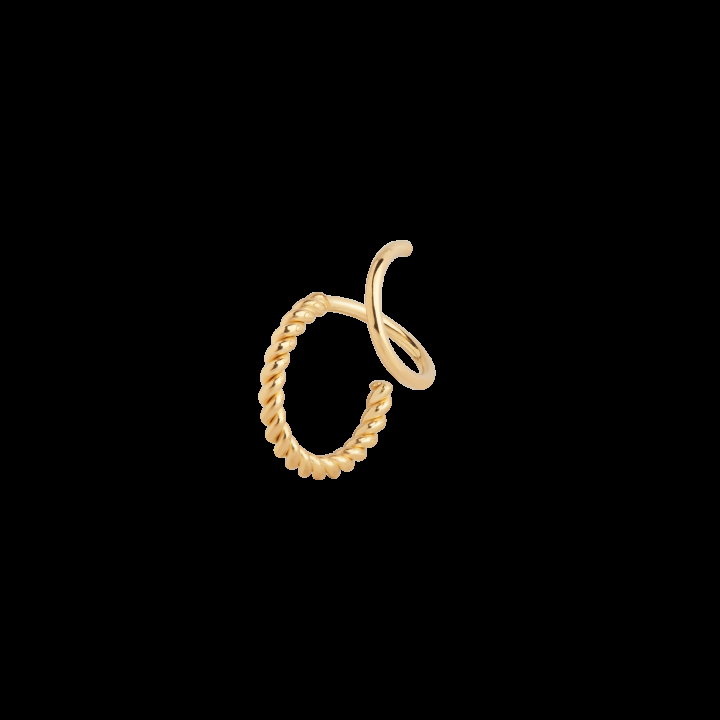 Sofia Twirl Goldplated Silver (RIGHT) in de groep Oorbellen / Gouden oorbellen bij SCANDINAVIAN JEWELRY DESIGN (100641)