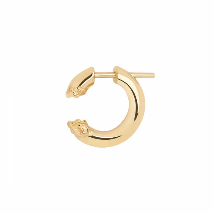 Terra 14 Earring Goldplated Silver (One) in de groep Oorbellen / Gouden oorbellen bij SCANDINAVIAN JEWELRY DESIGN (100900YG-14)