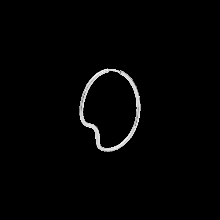 Copenhagen 35 Hoop Silver in de groep Oorbellen / Zilveren oorbellen bij SCANDINAVIAN JEWELRY DESIGN (101032AG-35)
