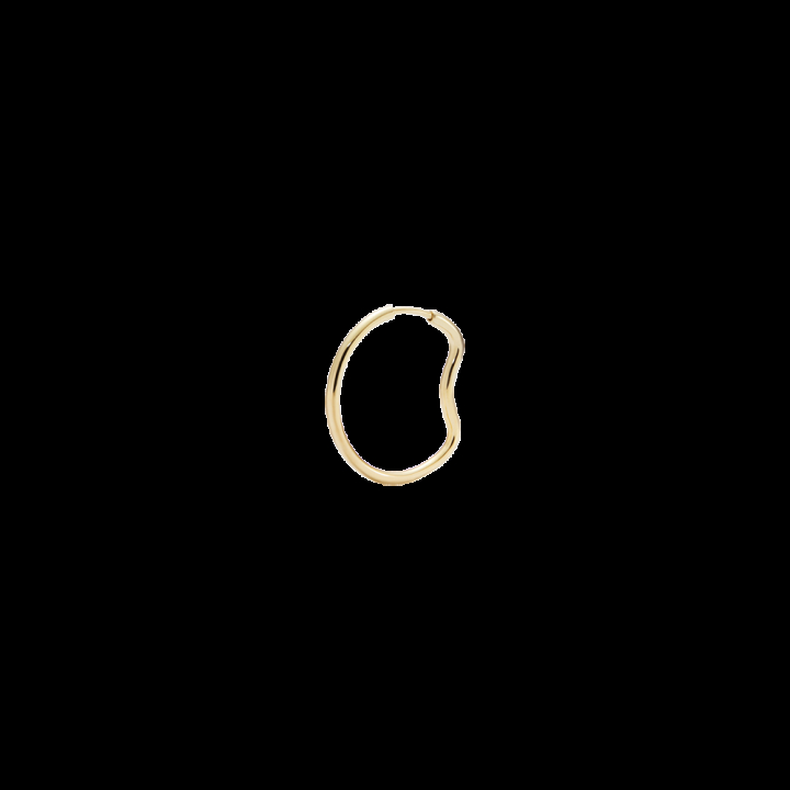 Copenhagen 20 Hoop Goldplated Silver in de groep Oorbellen / Gouden oorbellen bij SCANDINAVIAN JEWELRY DESIGN (101032YG-20)
