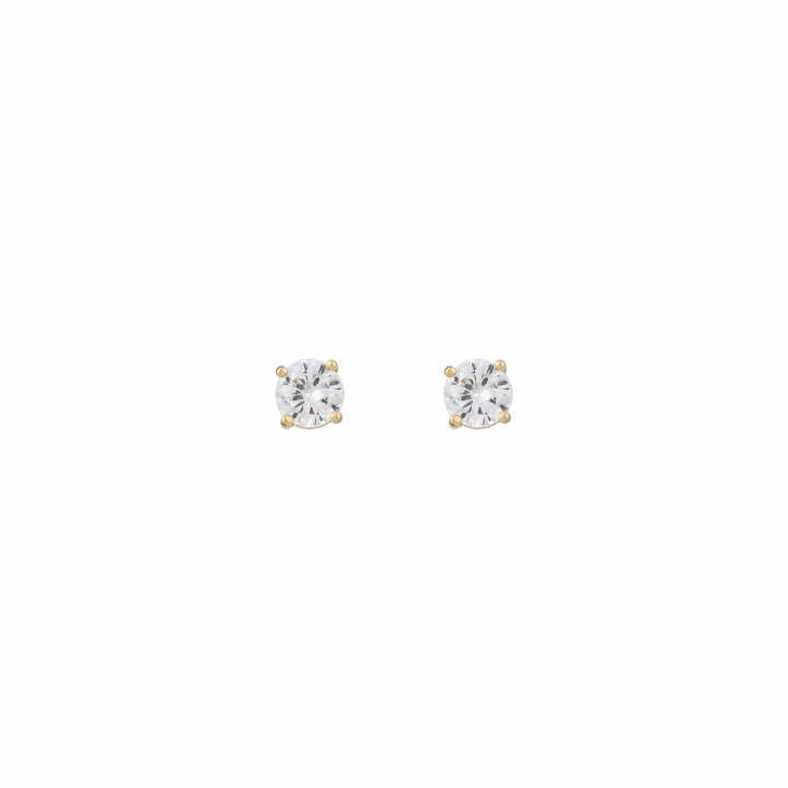Product Image for SNÃ OF SWEDEN Luire small stone Oorbel Goud