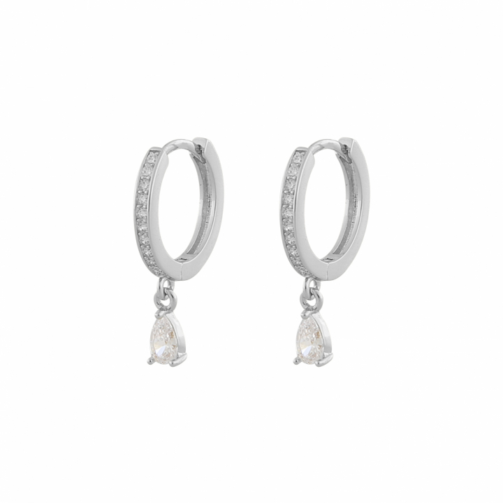 Product Image for SNÃ OF SWEDEN Camille drop ring Oorbel Zilver