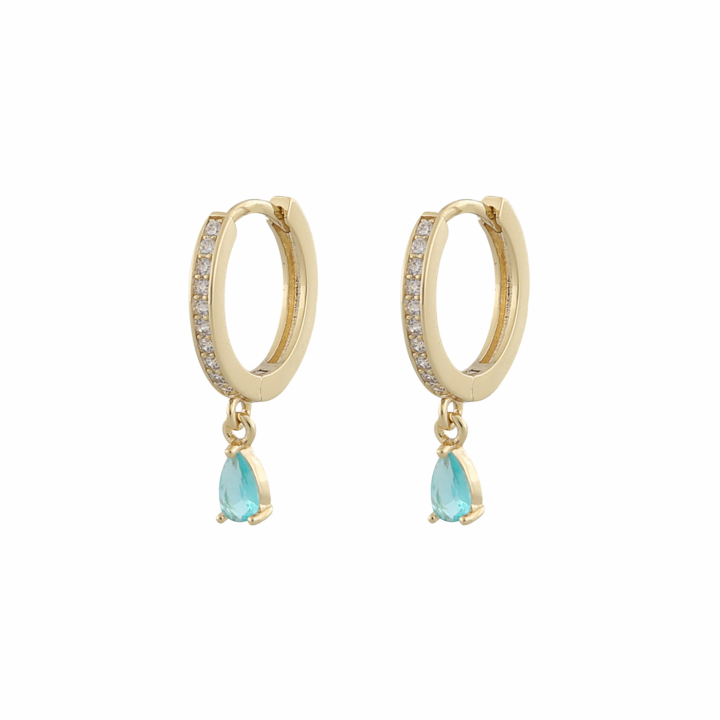 Product Image for SNÃ OF SWEDEN Camille drop ring Oorbel Goud