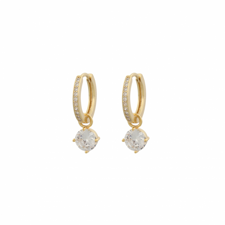 Product Image for SNÃ OF SWEDEN Rola round ring Oorbel Goud