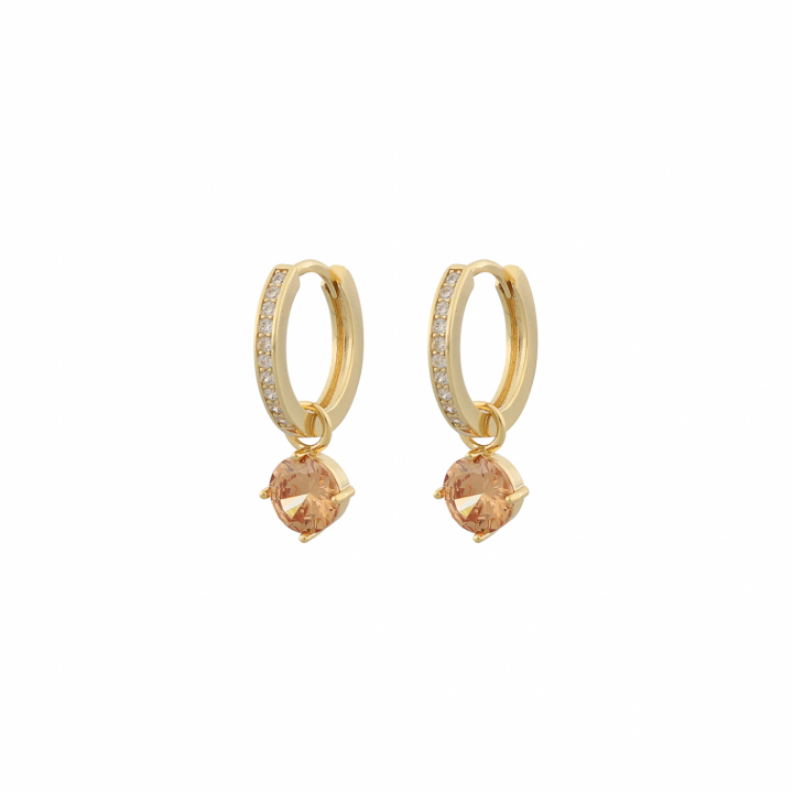 Product Image for SNÃ OF SWEDEN Rola round ring Oorbel Goud