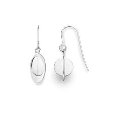 Little Reflections Earring Silver in de groep Oorbellen / Zilveren oorbellen bij SCANDINAVIAN JEWELRY DESIGN (12-100-01287-0000)