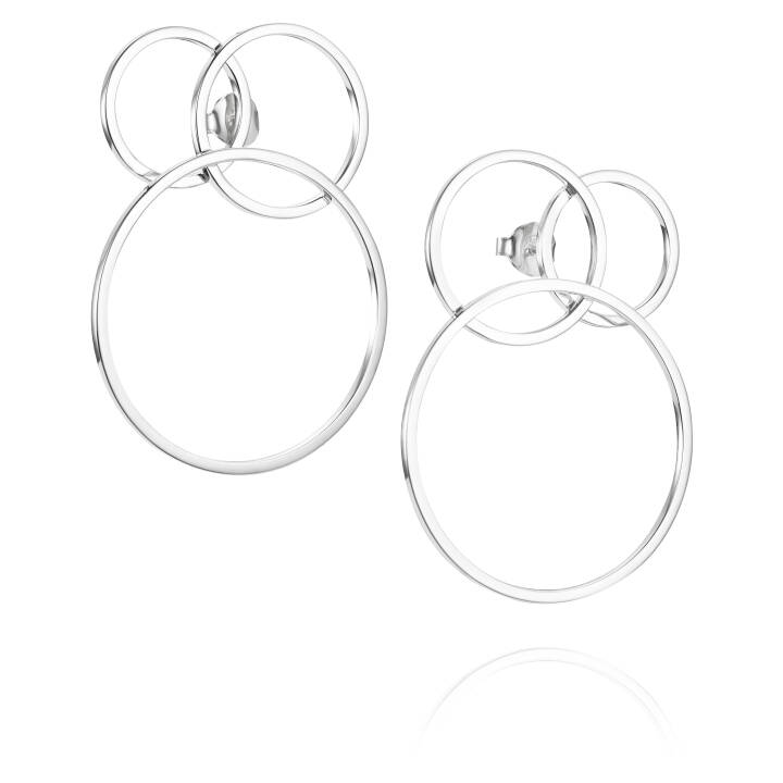 Big Bubbles Oorbel Zilver in de groep Oorbellen / Zilveren oorbellen bij SCANDINAVIAN JEWELRY DESIGN (12-100-01802-0000)