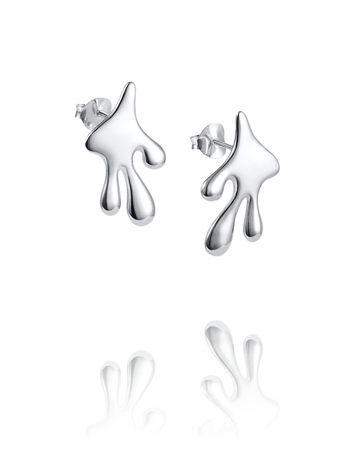 Honey Oorbel Zilver in de groep Oorbellen / Zilveren oorbellen bij SCANDINAVIAN JEWELRY DESIGN (12-100-02073-0000)