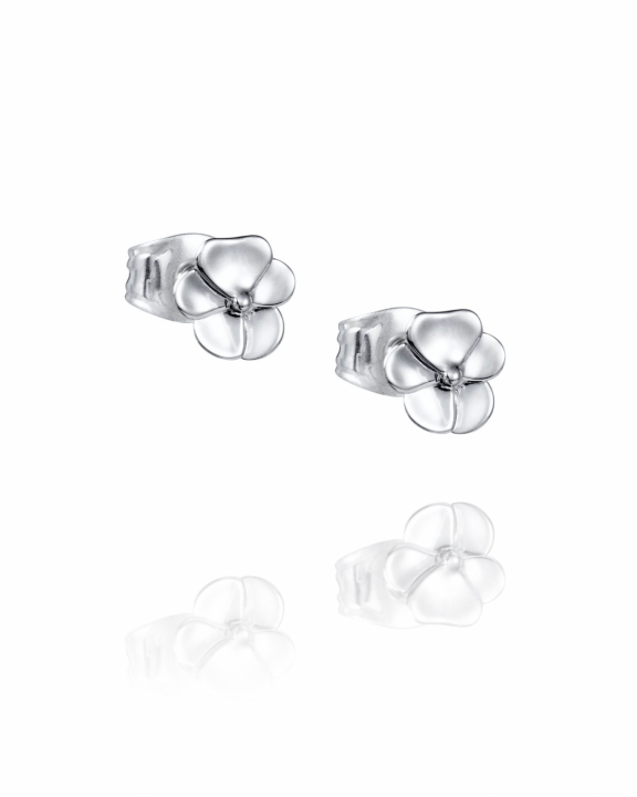 Pensée Earrings Silver in de groep Oorbellen / Zilveren oorbellen bij SCANDINAVIAN JEWELRY DESIGN (12-100-02352-0000)