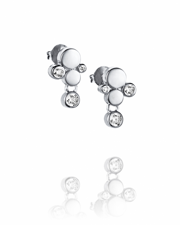Little Champagne Earrings Silver in de groep Oorbellen / Zilveren oorbellen bij SCANDINAVIAN JEWELRY DESIGN (12-100-02370-0000)