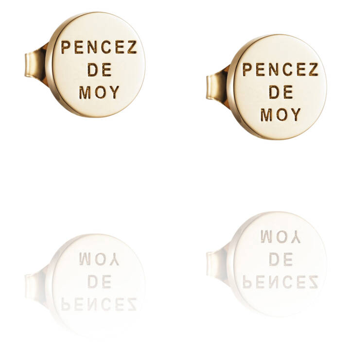 Mini Pencez De Moy Oorbel goud in de groep Oorbellen / Gouden oorbellen bij SCANDINAVIAN JEWELRY DESIGN (12-101-01076-0000)