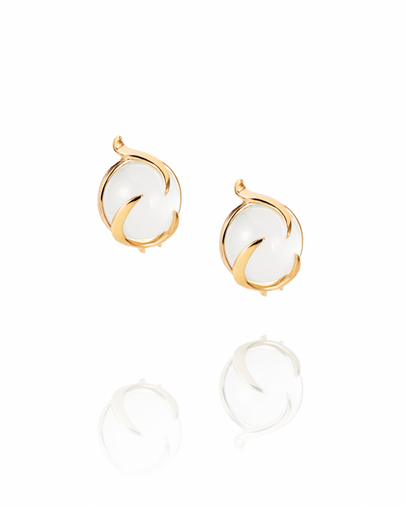 Frö Earrings Goldplated Silver in de groep Oorbellen / Gouden oorbellen bij SCANDINAVIAN JEWELRY DESIGN (12-108-02340-0000)