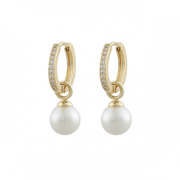 Product Image for SNÃ OF SWEDEN Core pearl ring Oorbel Goud