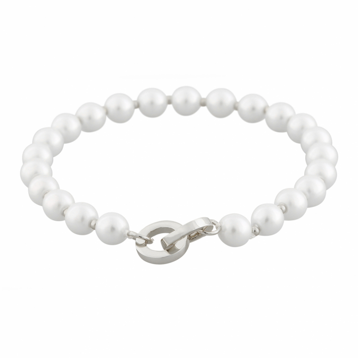 Product Image for SNÃ OF SWEDEN Five pearl Armbanden Zilver