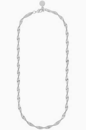 Lisbon big Necklade Silver in de groep Kettingen / Zilveren kettingen bij SCANDINAVIAN JEWELRY DESIGN (1240-0645-256-45)