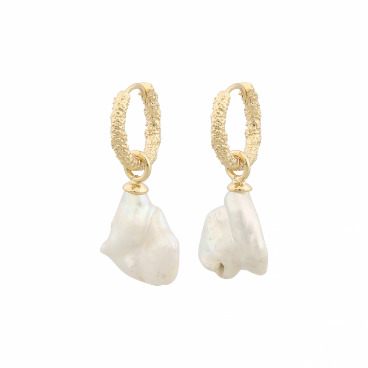 Product Image for SNÃ OF SWEDEN Florence pearl ring pendant Oorbel Goud