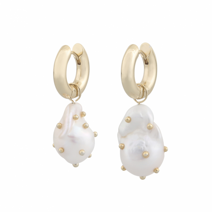 Product Image for SNÃ OF SWEDEN Arizona ring pendant ear gold white