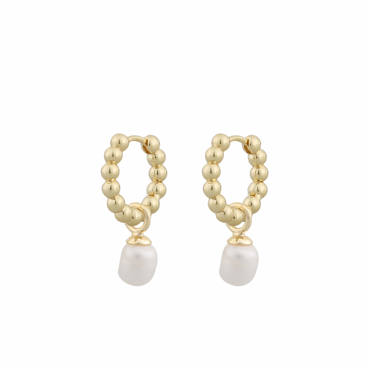Product Image for SNÃ OF SWEDEN Arizona small ring pendant ear gold white