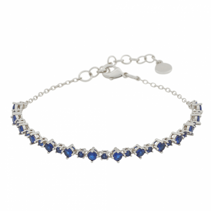 Product Image for SNÃ OF SWEDEN Copenhagen small stone brace Zilver/denim-Onesize