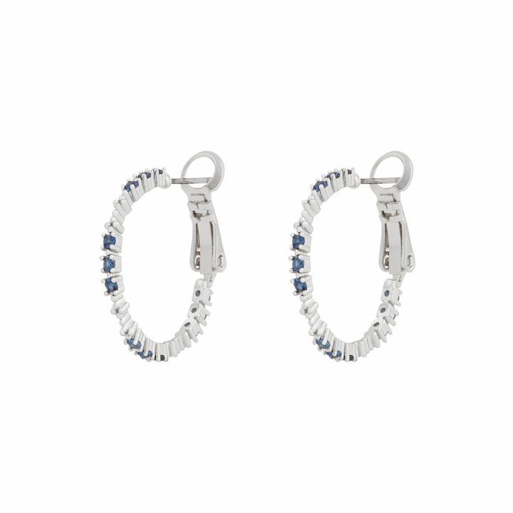Product Image for SNÃ OF SWEDEN Copenhagen small ring ear Zilver/denim-Onesize