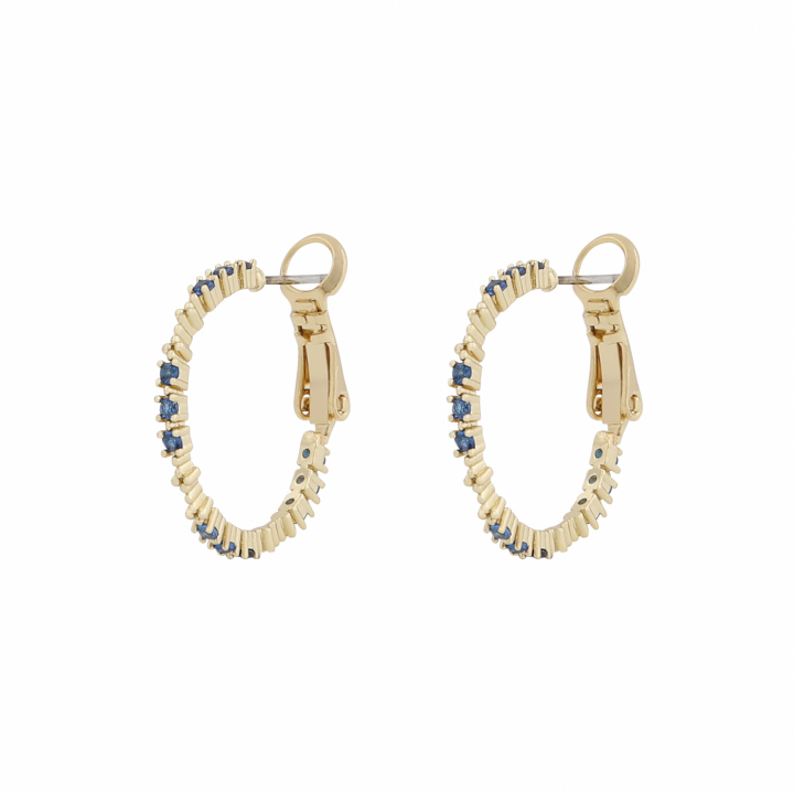 Product Image for SNÃ OF SWEDEN Copenhagen small ring ear Gold/denim-Onesize