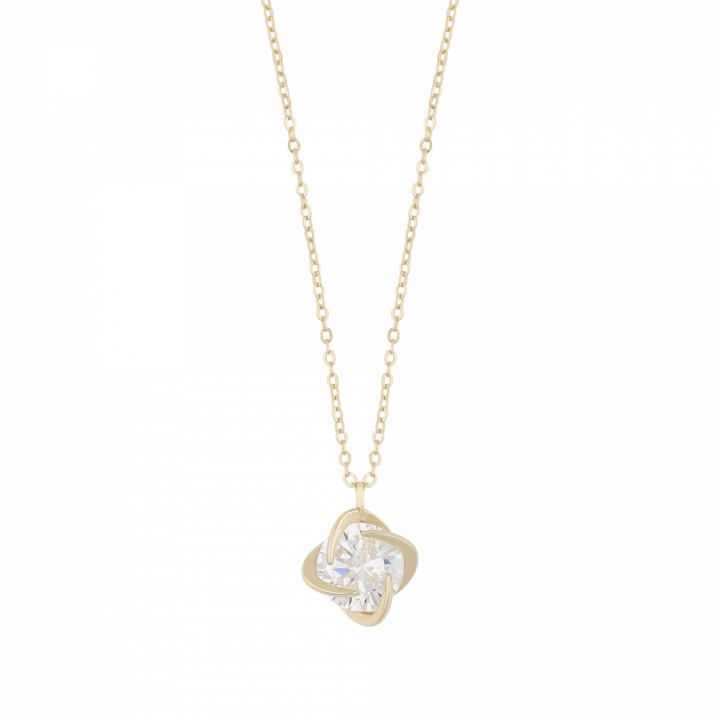 Product Image for SNÃ OF SWEDEN Sevilla pendant neck gold clear 45 cm