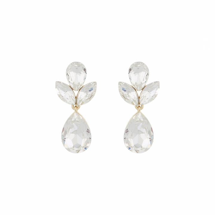Product Image for SNÃ OF SWEDEN Swift drop pendant ear gold clear