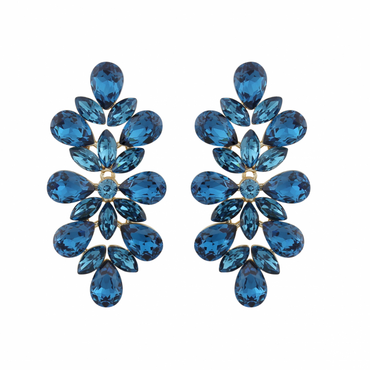 Product Image for SNÃ OF SWEDEN Swift big pendant ear gold denim