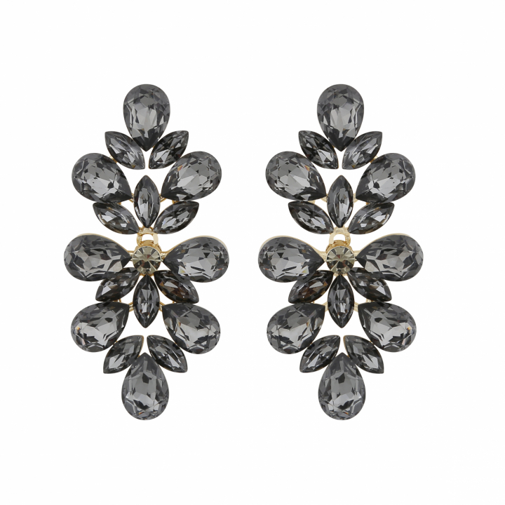 Product Image for SNÃ OF SWEDEN Swift big pendant ear gold grey