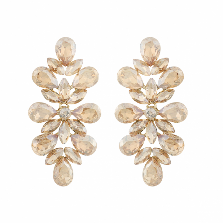 Product Image for SNÃ OF SWEDEN Swift big pendant ear gold champagne