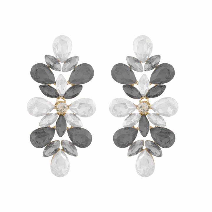 Product Image for SNÃ OF SWEDEN Swift big pendant ear gold mix grey