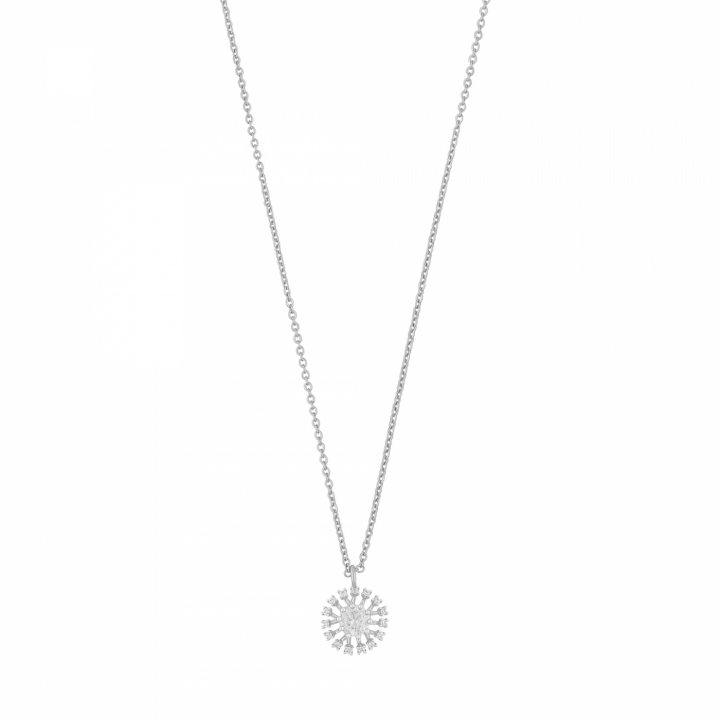Product Image for SNÃ OF SWEDEN Wiz pendant neck 42 Zilver/clear-42cm