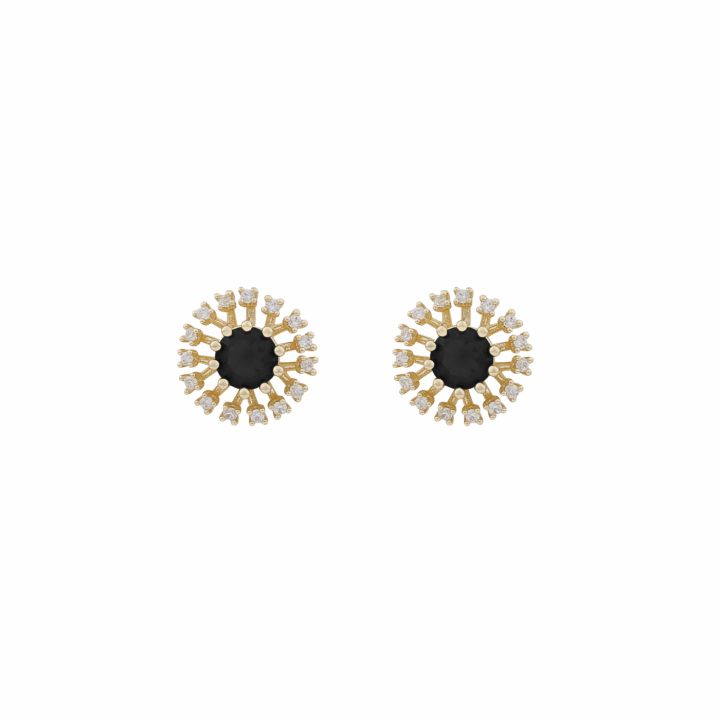 Product Image for SNÃ OF SWEDEN Wiz small ear Gold/black-Onesize