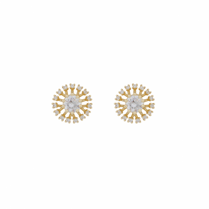 Product Image for SNÃ OF SWEDEN Wiz small ear Gold/clear-Onesize