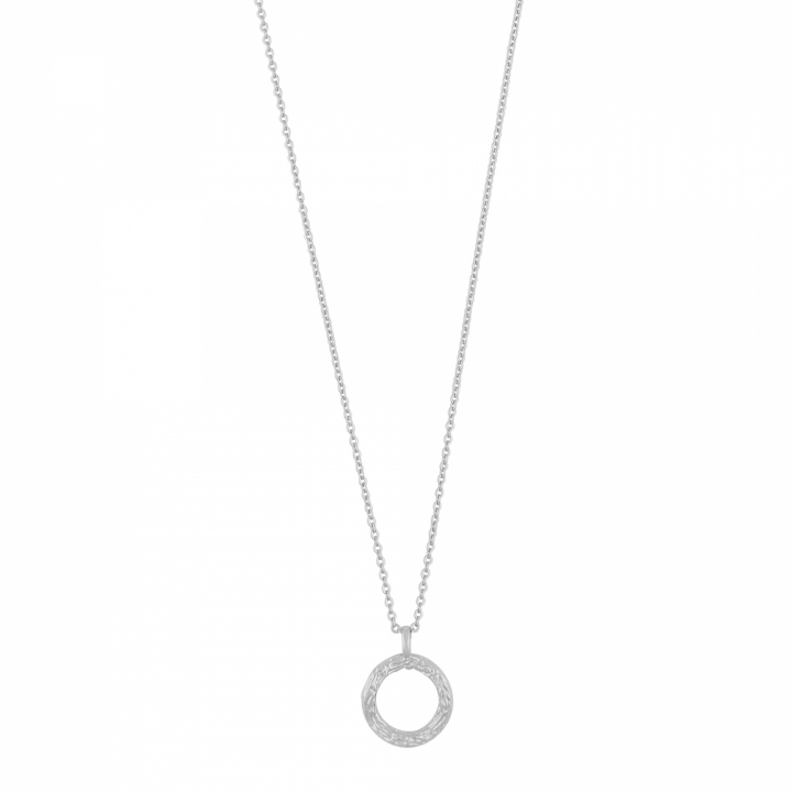 Product Image for SNÃ OF SWEDEN Oz round pendant neck 45 plain Zilver-45 cm